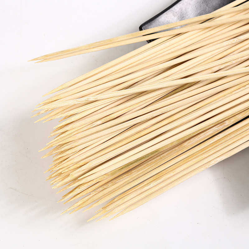 烧烤签量大从优 实用烧烤用具4.5圆棒厂家供应 烤串烤肠签批发