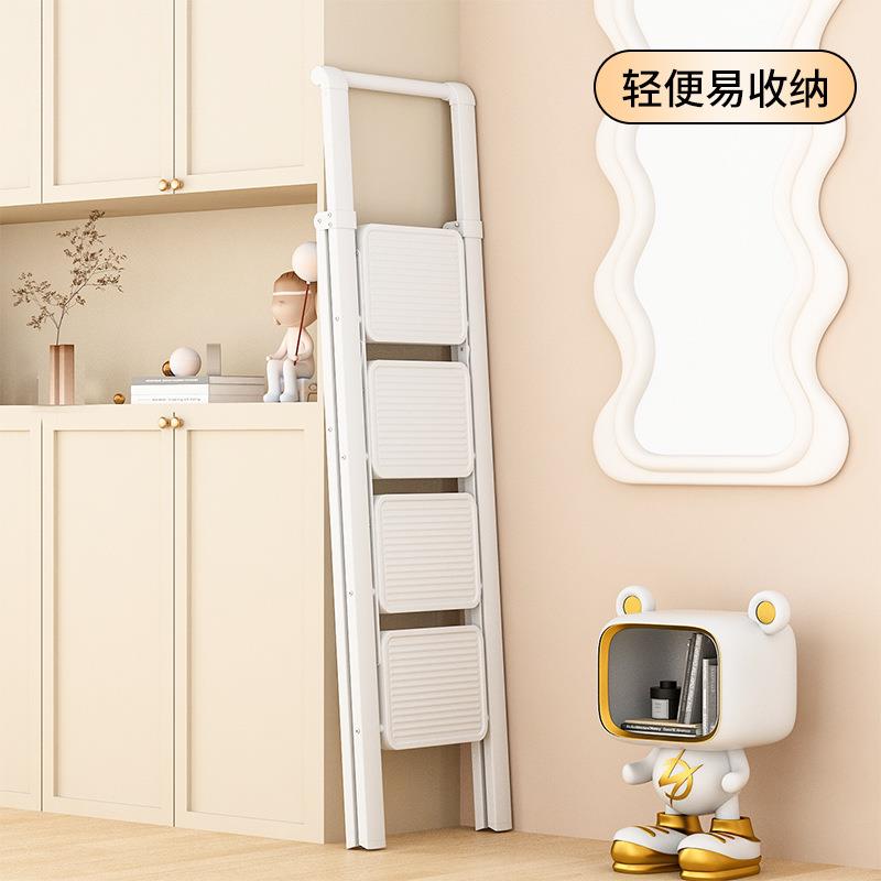 家用梯子折叠室内人字梯步梯楼梯小型便携四步爬梯多功能伸缩加厚
