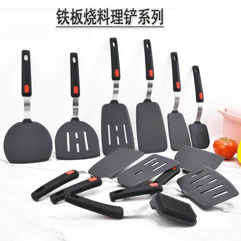 硅胶烹饪用具铁板烧料理铲不粘锅硅胶锅铲煎饼玉子烧铲耐高温厨具,厨房/烹饪用具,全套勺铲,淘宝优惠券,粉丝福利购,淘宝优惠卷