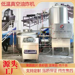 香蕉脆片加工设备南瓜脆片真空油炸机菠萝苹果真空低温油炸设备