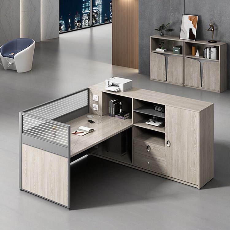 办公室办公桌简约现代二四六八人位屏风职员工位卡座财务桌椅组合
