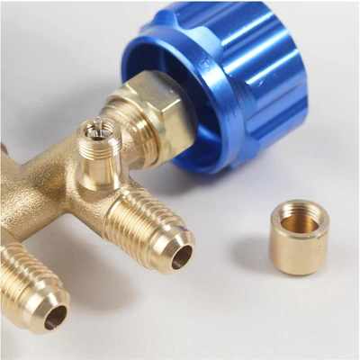 空调R22R410a冷媒表排气阀加氟表雪种表加液压力表加氟工具套1