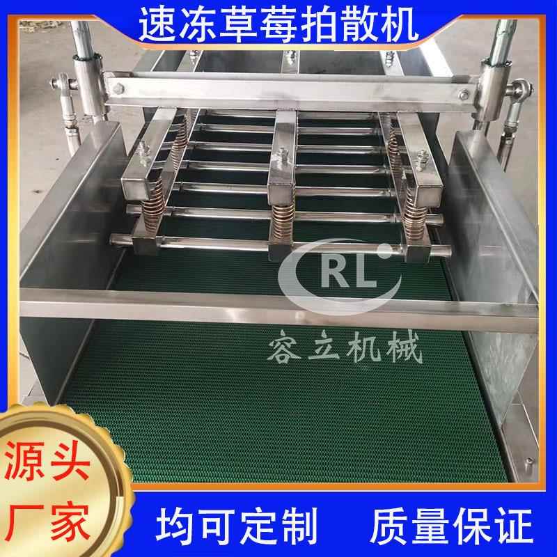 供应速冻果蔬拍散机步进式速冻蓝莓拍散器商用速冻猕猴桃拍散机