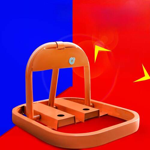 O型手动车位锁地锁汽车库锁防盗加厚停车占位锁车器防撞抗压