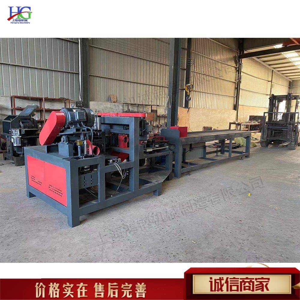 台式模版托盘打钉机全自动数控脚墩机多层板废模板切割一体机