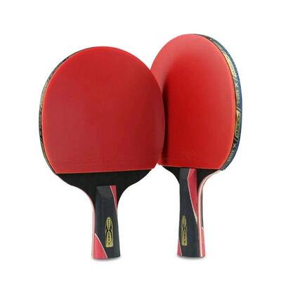 Single Professional Training Carbon Table Tennis Bat Racket