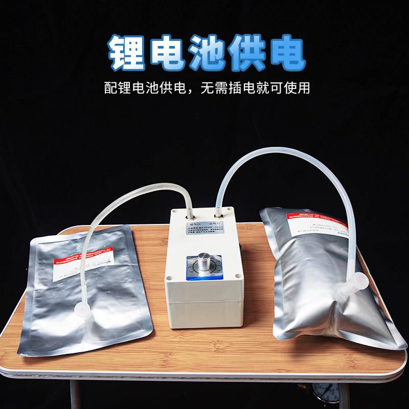 小型负压机打气抽真空泵吸气隔膜抽滤气体采样泵循环220V转12V
