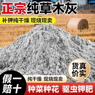 草木灰种菜用的专用正宗农家纯稻壳炭肥料有机营养土稻草杀虫