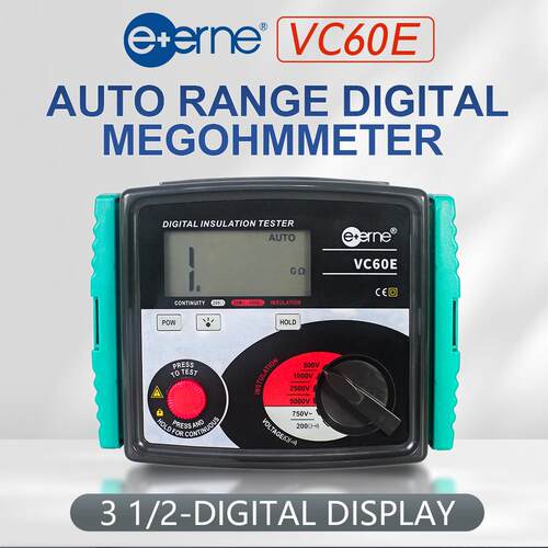 VC60E电阻测量光伏兆欧表高电压数字表5000V双供电