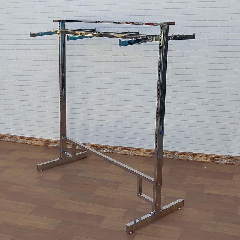 服装店展示架落地式正挂衣架男女童店装货架铁艺中岛双面衣服架子