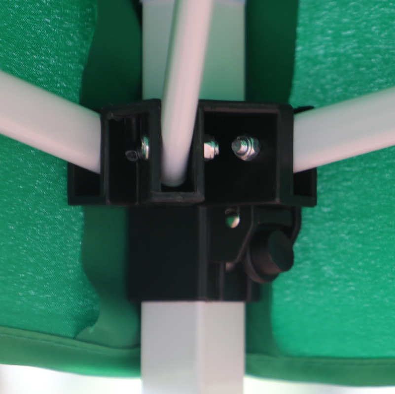 3*3米折叠广告帐篷 遮阳防水涂银布半自动带围布户外夜市摆摊帐篷