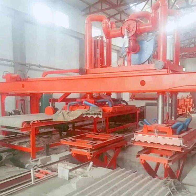 小型水泥石棉瓦成型机屋顶建材秸秆纤维瓦设备