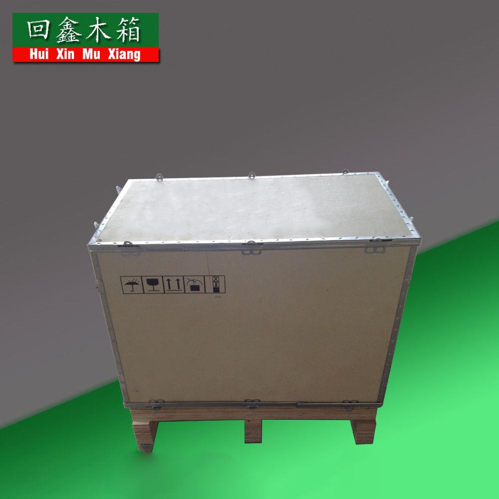 厂家供应电梯配件包装木箱胶合板钢带箱物流运输免熏蒸木箱