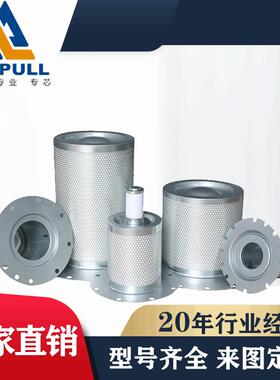 直销适用优耐特斯空压机三滤油气分离器油滤1100400030