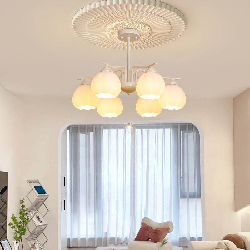 南瓜客厅吊灯网红法式田园风餐厅灯具北欧创意个性温馨卧室灯