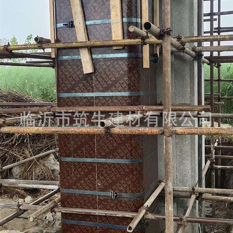 倒角圆弧方形柱子模板用于学校桥梁地铁站圆弧角倒角模具方柱