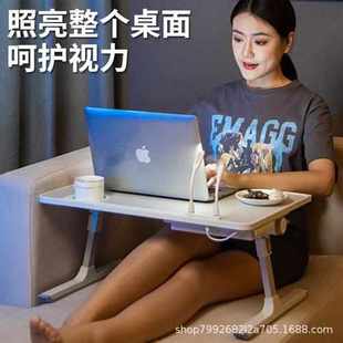 可折叠可升降床上小桌子简约宿舍学习书桌笔记本电脑桌支架飘窗桌