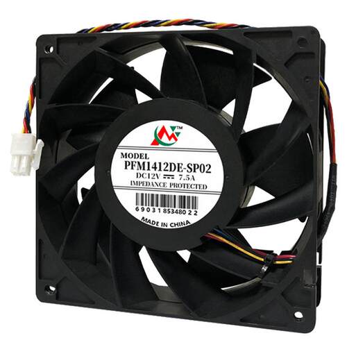14038 14CM/厘米 12V 7.5A工业机床蚂蚁机箱机柜暴力直流散热风扇