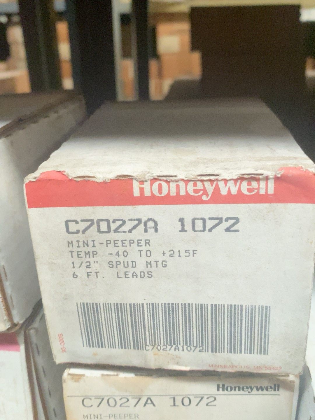 全新霍尼韦尔C7027A火焰探测器 型号1072 6英尺线