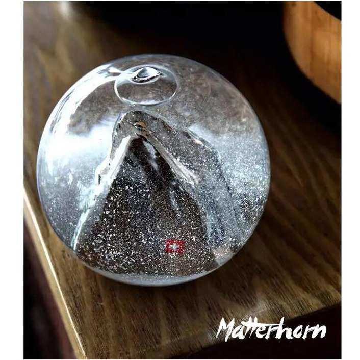 浪漫阿尔卑斯山雪球水晶球 瑞士马特洪峰雪花摆件创意礼品教师节,家居饰品,装饰摆件,淘宝优惠券,粉丝福利购,淘宝优惠卷