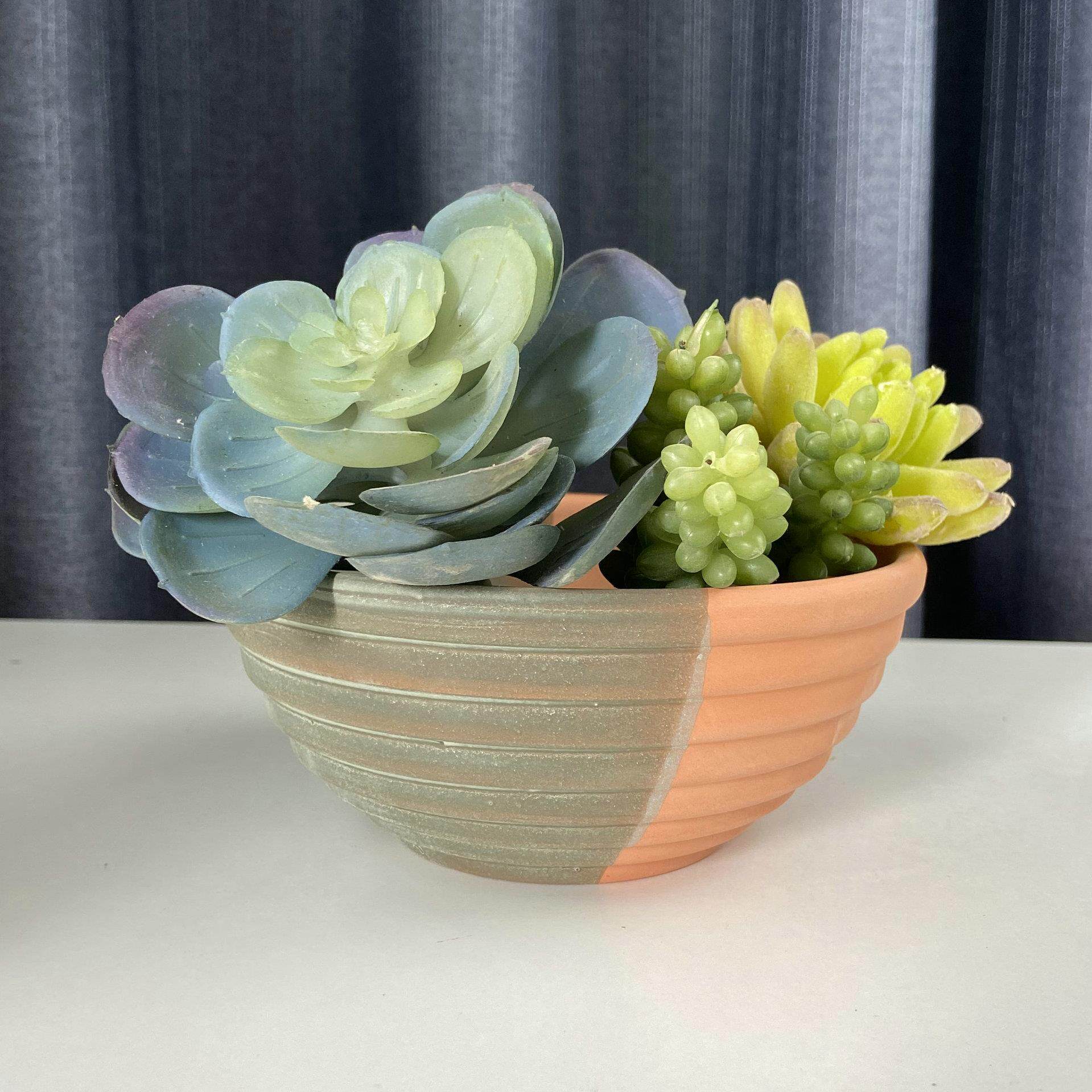 包邮红陶透气水仙花盆水仙盆碗莲睡莲铜钱草盆水培圆形中式装饰盆