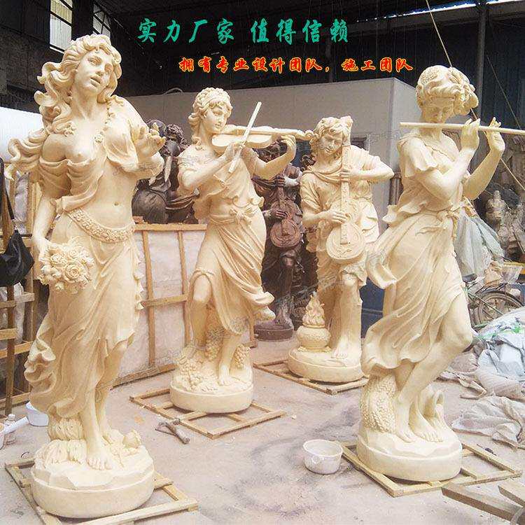大型欧式婚庆天使庭院砂岩流水喷泉摆件别墅鱼池水景观雕塑装饰