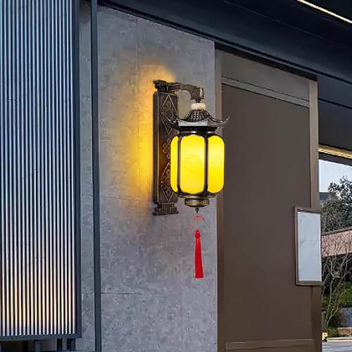 户外防水中式大门屋檐吊灯庭院宫廷凉亭过道长廊连廊阳台室外灯