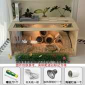 屋金丝箱房子养殖恒温鸡仓鼠专用笼子芦丁鸡窝饲养宠物实木厂育雏