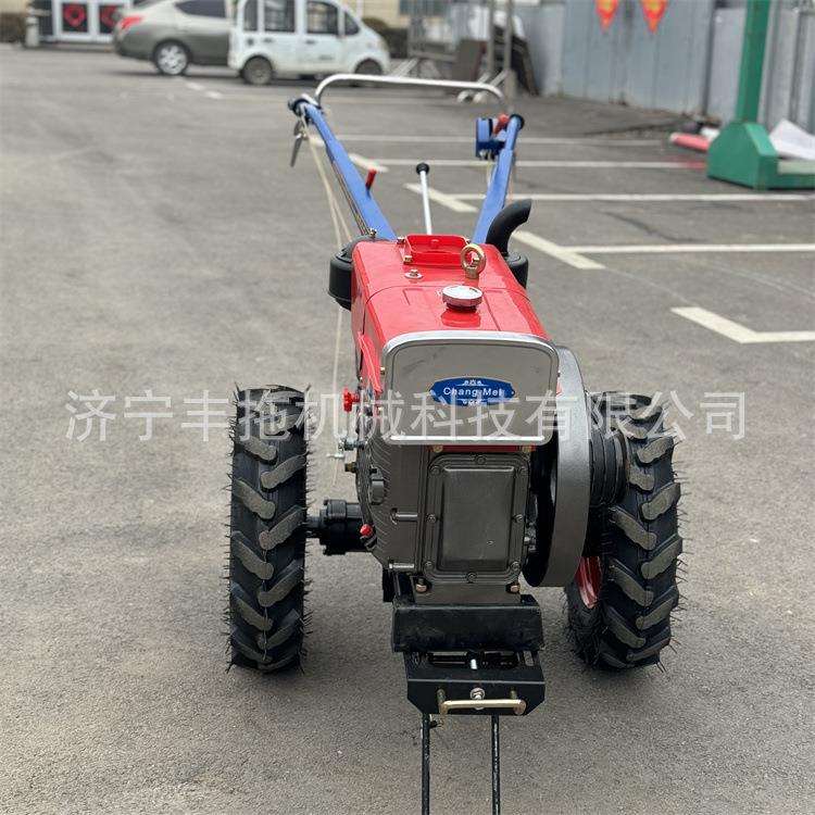 小型柴油动力手扶拖拉机101型8-13马力水旱旋耕犁地播种拖拉机