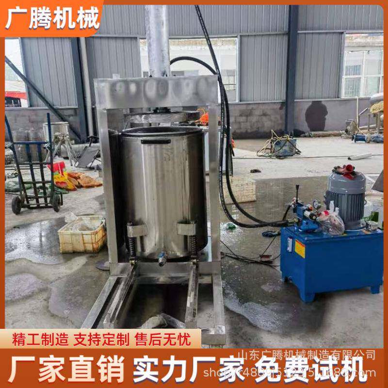 雪梨酸木瓜压榨机商用水果蔬菜挤压压榨设备液压式脱汁机