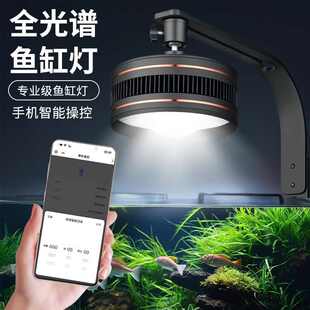 鱼缸原生溪流专用照明金鱼灯增艳观赏灯智能高亮爆藻水草LED筒灯
