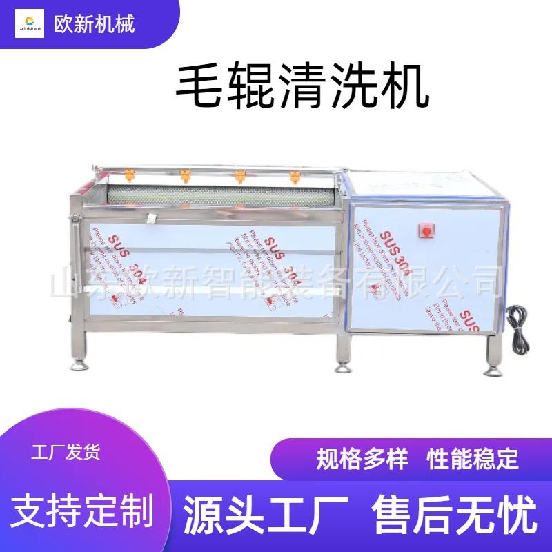 全自动果蔬清洗机根茎类蔬菜去污渍去泥土清洗机生姜去皮清洗机