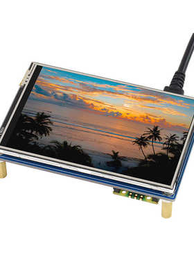 微寸spi 3   模块触摸彩色 树莓显示屏5通.picolcd派雪电阻65k