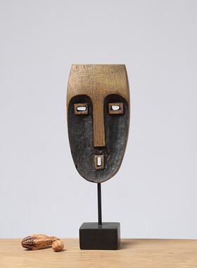 工厂艺家人物脸谱创意家居装饰摆件塑术雕现代人脸树脂艺礼品