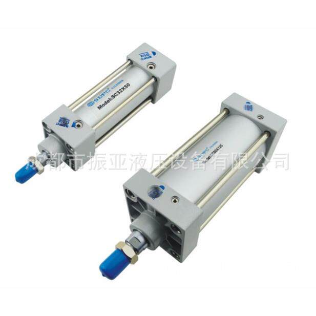 汽缸气钢小型气动标准气缸SC50x25x75x100x125x150x175x200x1000s