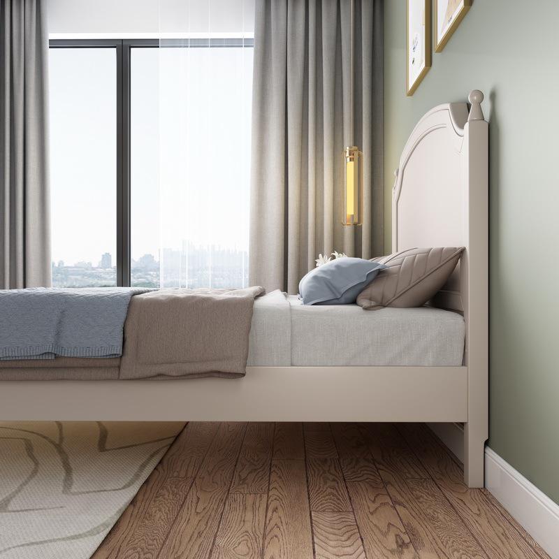 米5床儿童9qxc全.米女孩床简约.35实木.美式白11男孩单人床2公主1