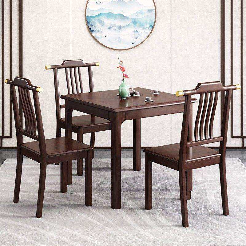 掼蛋桌专用桌方桌全实木餐桌家用中式小方桌休闲棋牌桌吃饭桌茶桌