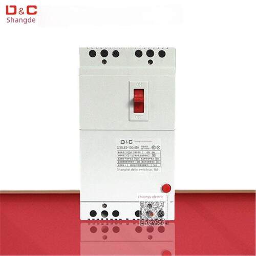 D&C 100和漏电保护装置家用220三相四线漏电断路器Dz15Le-100