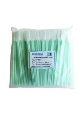 棒聚酯纤维镜片擦拭扁头布头科林棉签净化姆-无尘cmps714棉签镜头