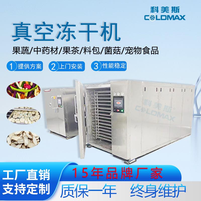 冻干机水果蔬菜零食糖果化工药材真空冷冻干燥机全自动商用大型