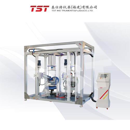 椅座背联动耐久性测试仪(双工位)_家具测试仪器