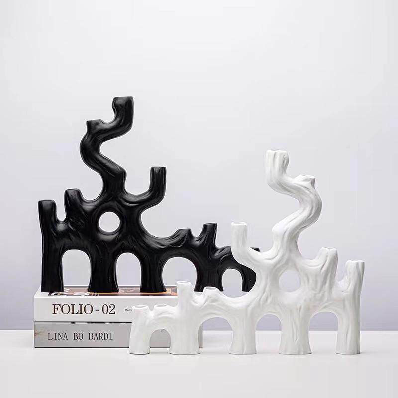 简约现代极简树枝烛台摆件北欧意式客厅餐厅软装轻奢家居饰品摆设,特色手工艺,其他特色工艺品,淘宝优惠券,粉丝福利购,淘宝优惠卷