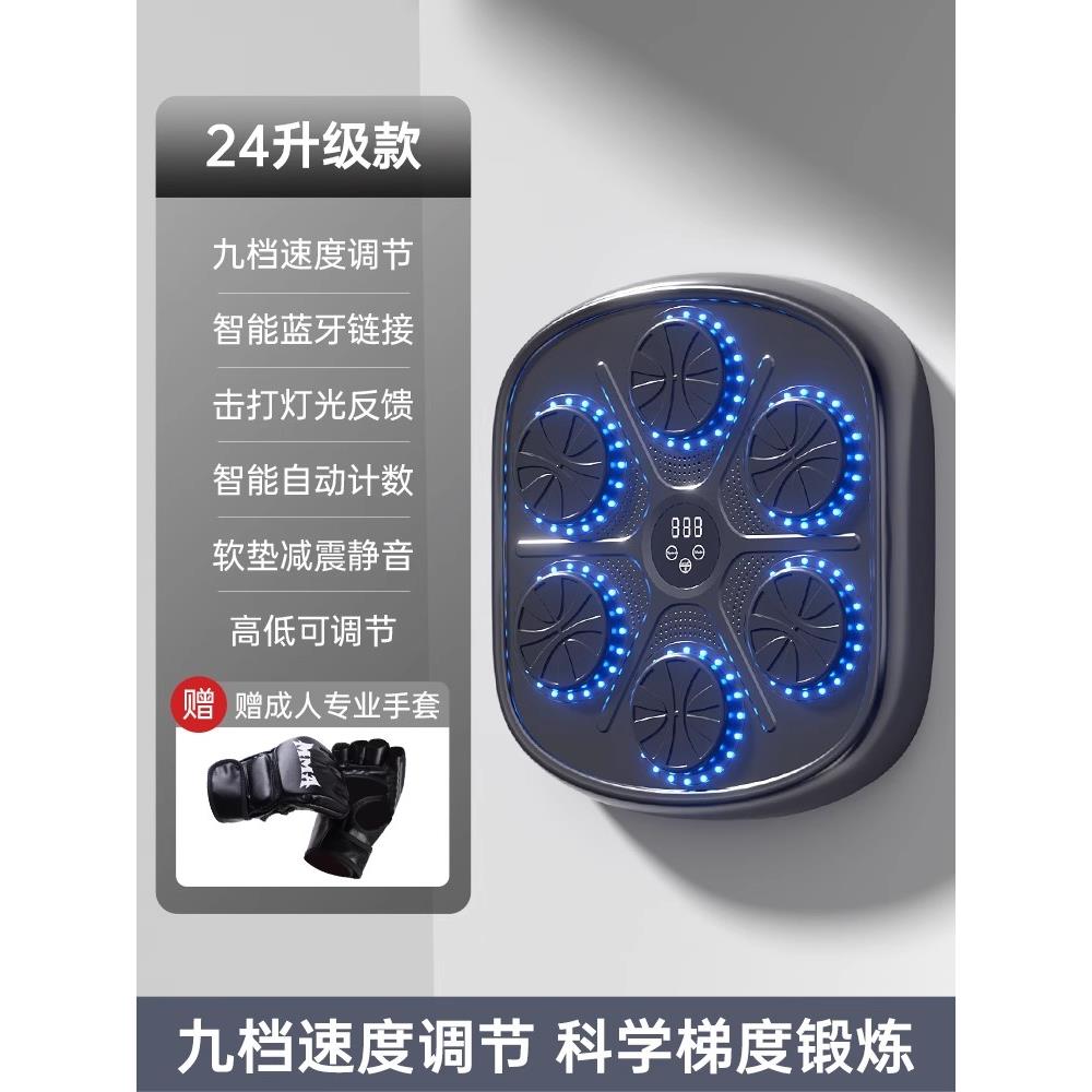 正品乐拳击机能家用成人健智身电子墙靶男打音拳儿童可调反训练器