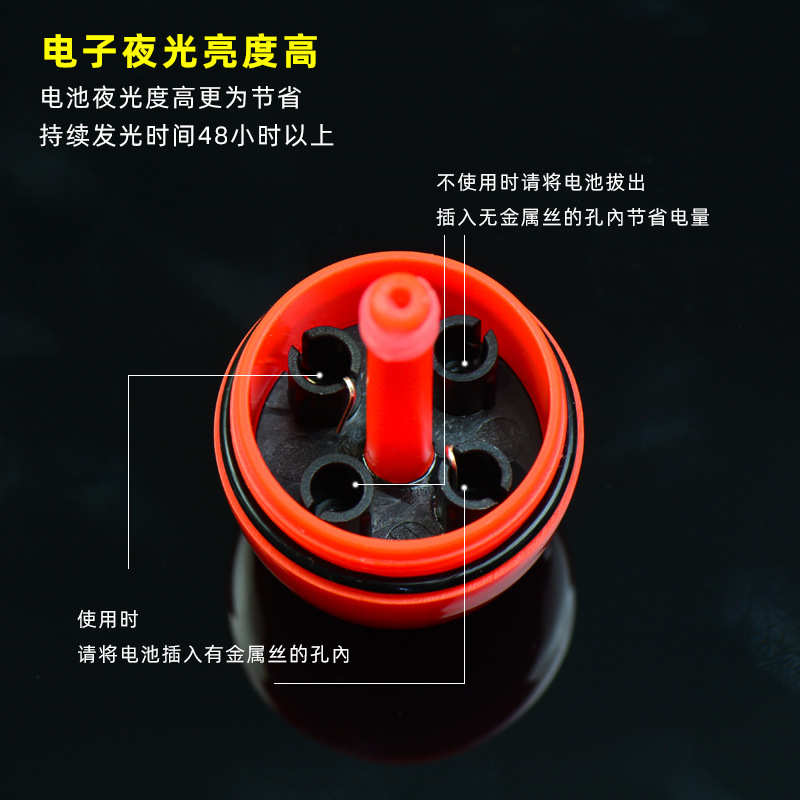 电子阿波漂矶钓浮游矶钓线组夜光漂远投滑漂线组配件套装海钓钓组