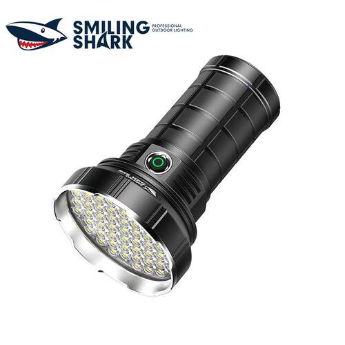 Outdoor high brightness fixed focus flashlight 55 lamp beads
