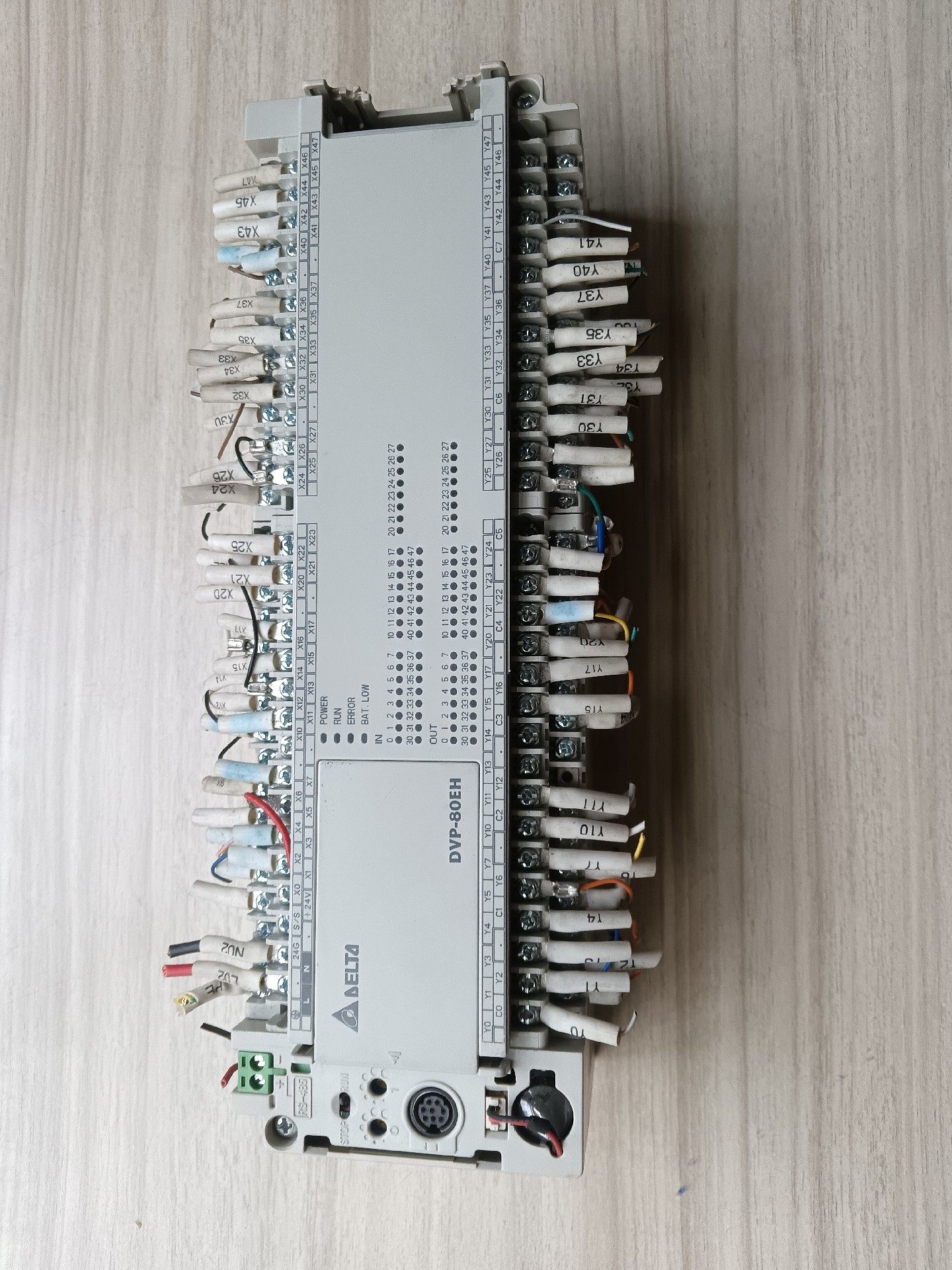 台达PLC DVP80EH00T3 原装拆机，新版本，成色如