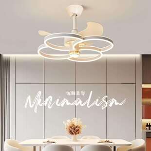 中山电扇灯703L 餐厅一体风扇灯现代简约房间客厅灯吊扇灯2025新款