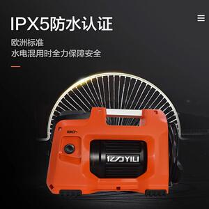 亿力1500W鱼雷家用洗车机手提感应电机YLQ4450G 高压清洗机洗车泵