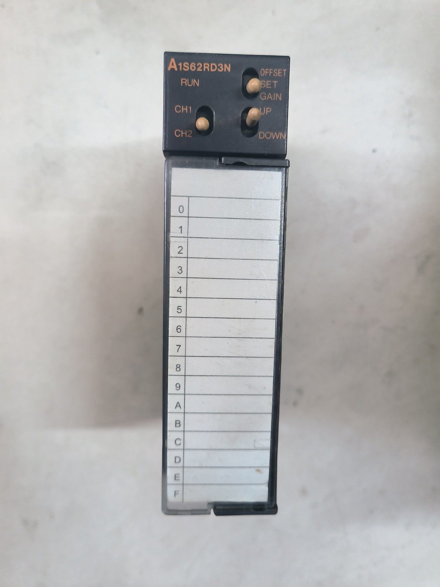 三菱PLC的A系列原装正品温度检测模块 A1S62RD3N