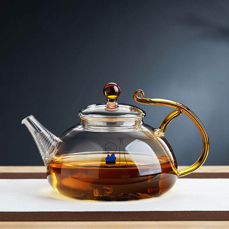 玻璃茶壶耐高温加厚茶水分离家用2026新款高硼硅泡茶功夫壶红茶具